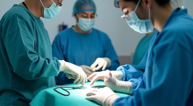 Surgical workshop in progress